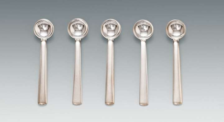 Five Mocca Spoons